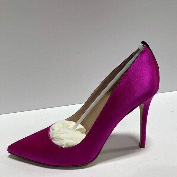 Elegant Fuchsia Stiletto Heels - Picture 1 of 6